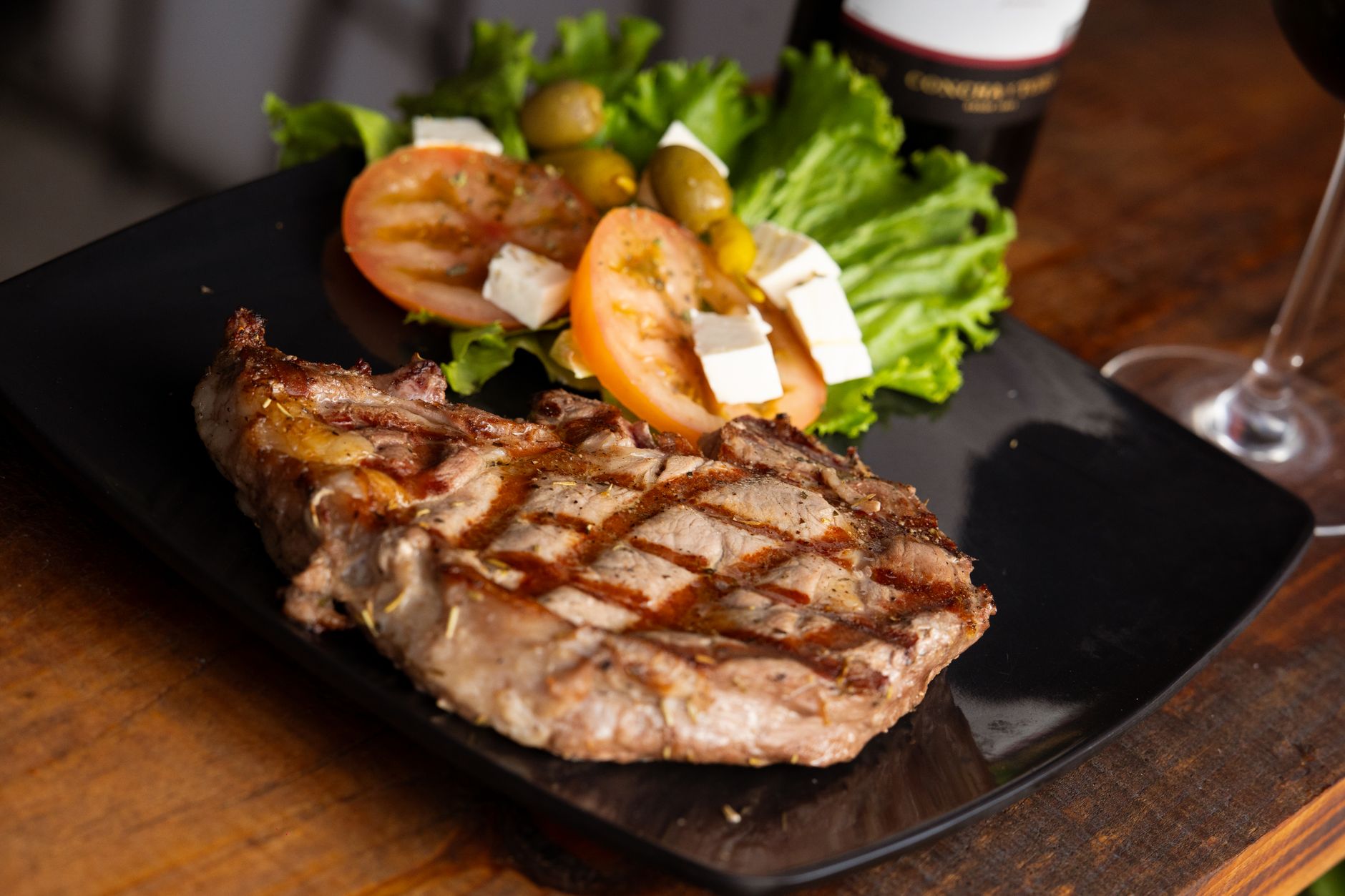 argentine steak grill restaurant plated
